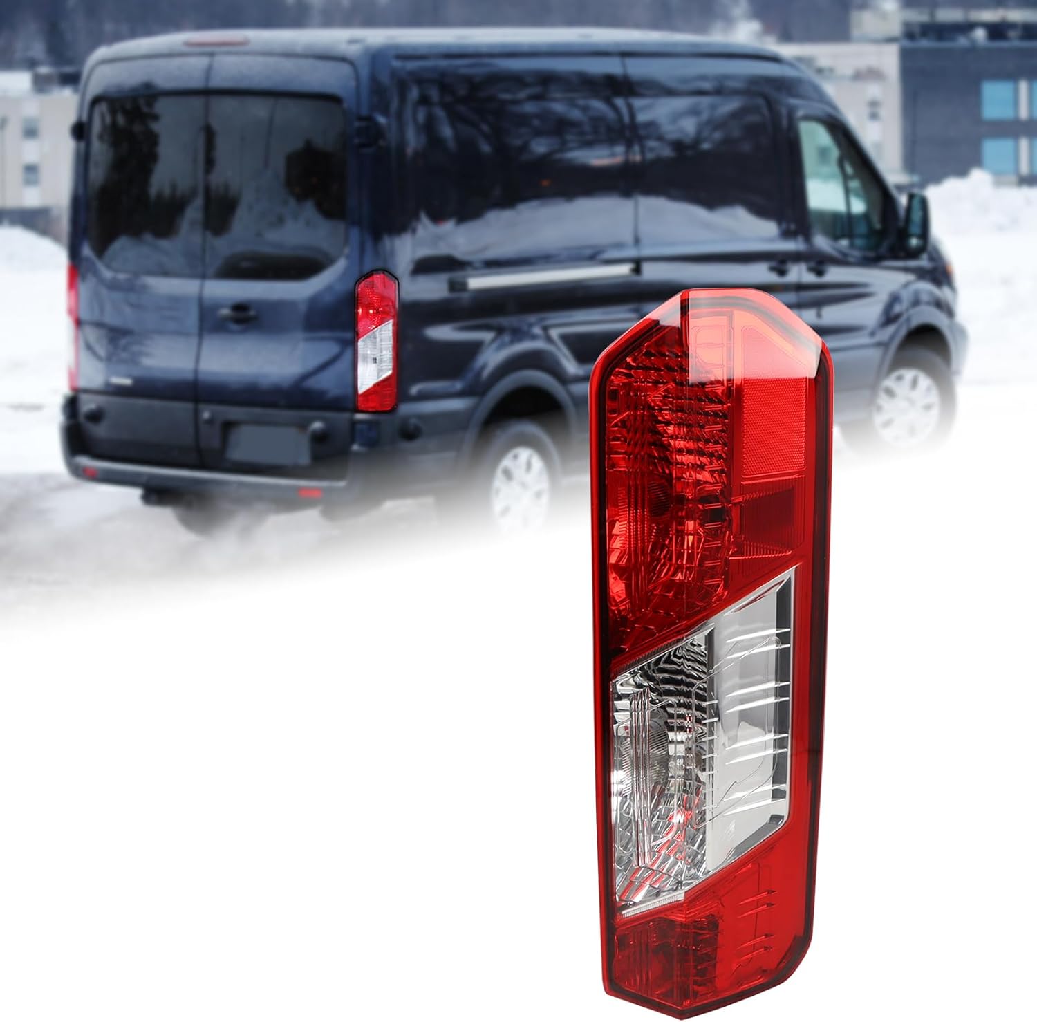 Tail Light Rear Lamp Assembly Compatible for 2014-2025 Ford Transit 150 250 350 Left Driver Side CK4Z13405G FO2800242C