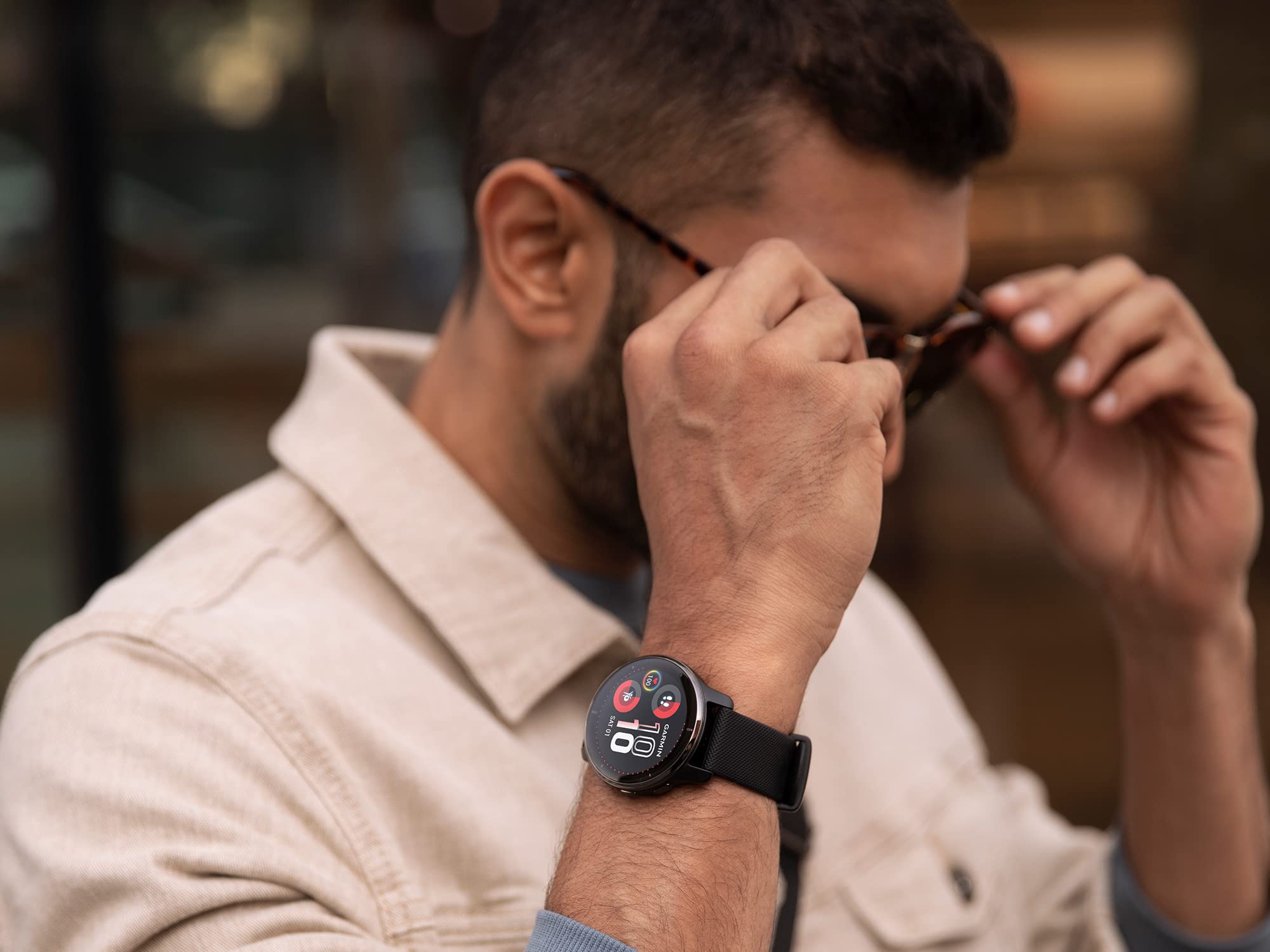 Garmin Venu 2 Plus (Slate/Black) GPS Fitness Smartwatch Power Bundle