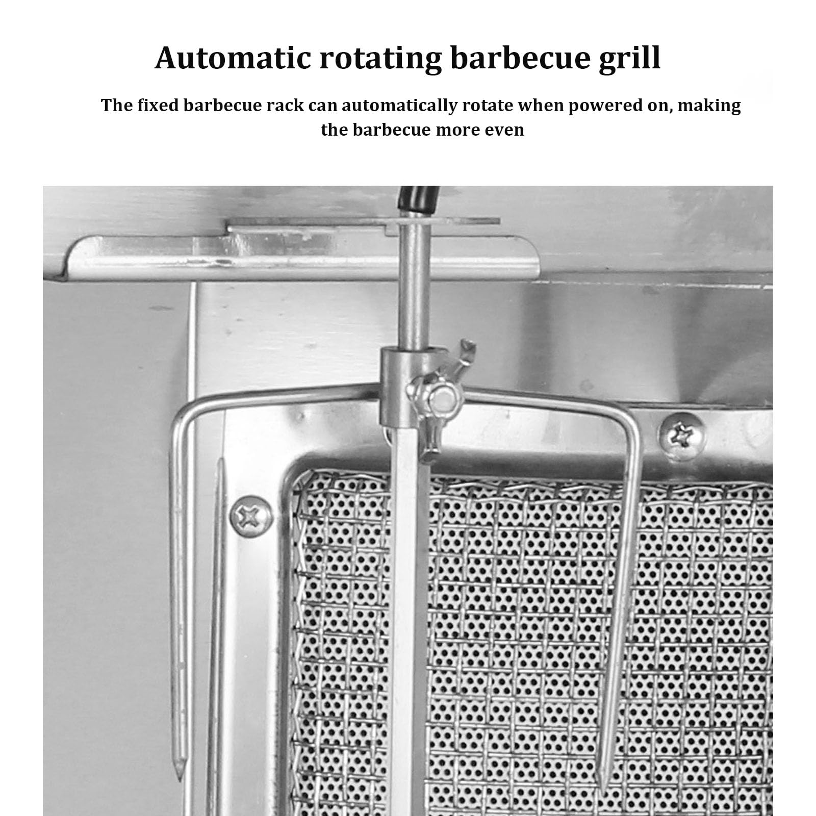 Parrilla De Gas Comercial,máquina Asadora De Pollo Vertical,máquina De Barbacoa con Horno Asador De Acero Inoxidable,rotación Automática,para Reuniones Familiares En Restaurantes
