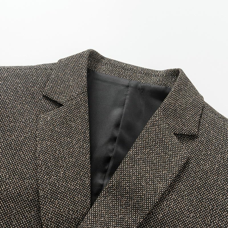 Men's Spring Autumn Business Casual Slim Fit Micro-Elastic Blazer4