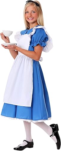 Miniatura 9 de Disfraz de lujo de Alicia en el país de las maravillas para niños, azul, blanco
