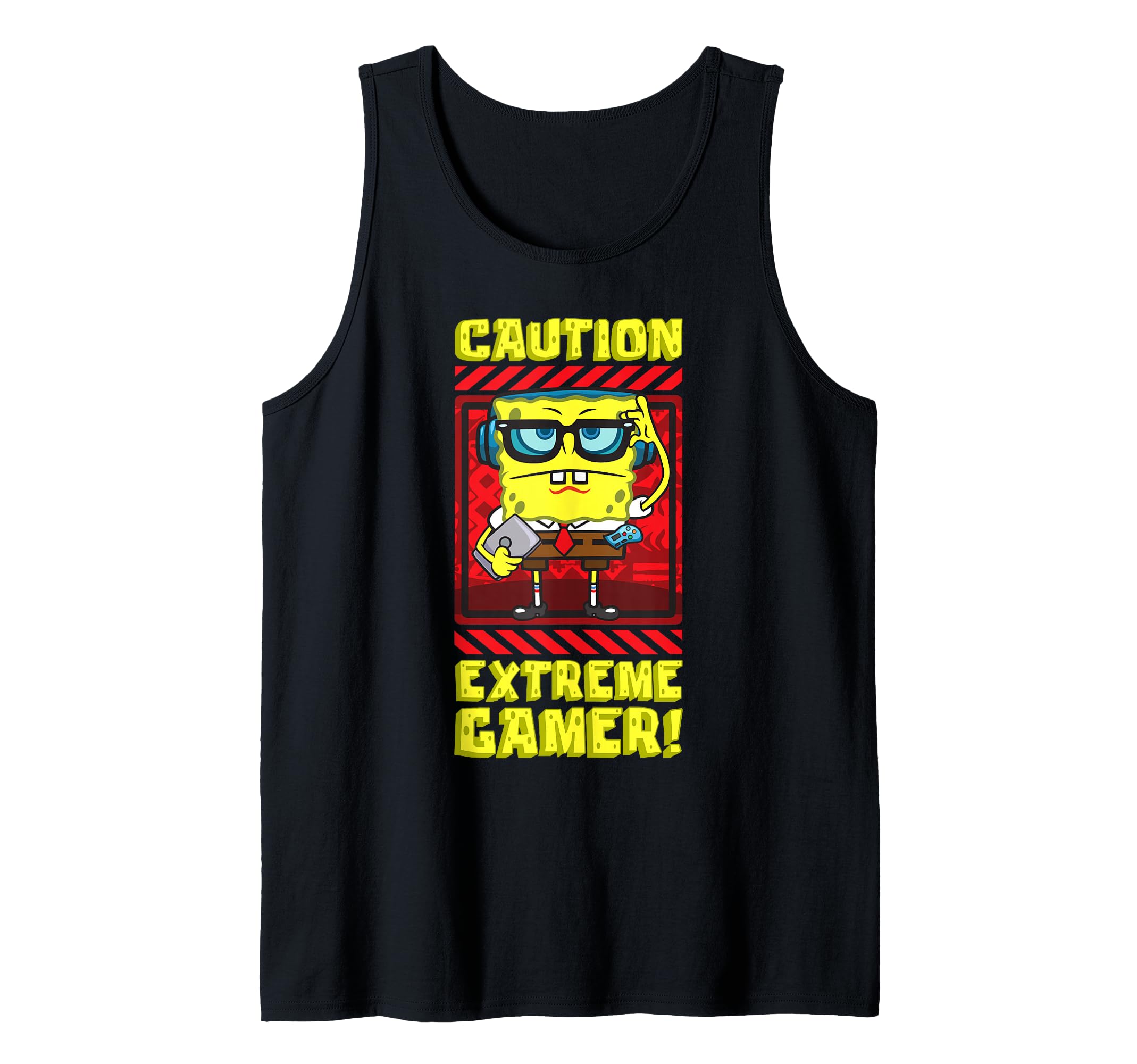 SpongeBob Video Games Lover Funny Gamer For Boys and Girls Tank Top