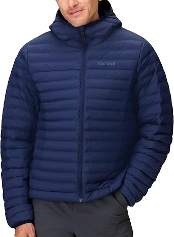 Marmot Echo Featherless Jacket-Lightweight Down Alternative Puffer Coat, Mens Black