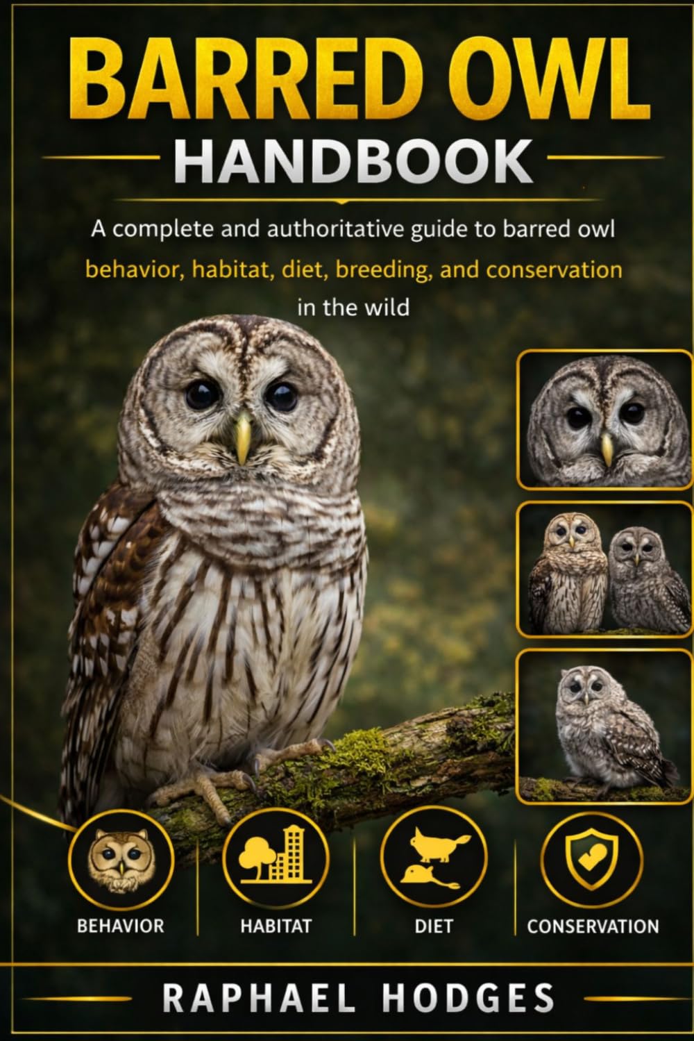 BARRED OWL HANDBOOK: A complete and authoritative guide to barred owl behavior, habitat, diet, breeding, and conservation in the wild