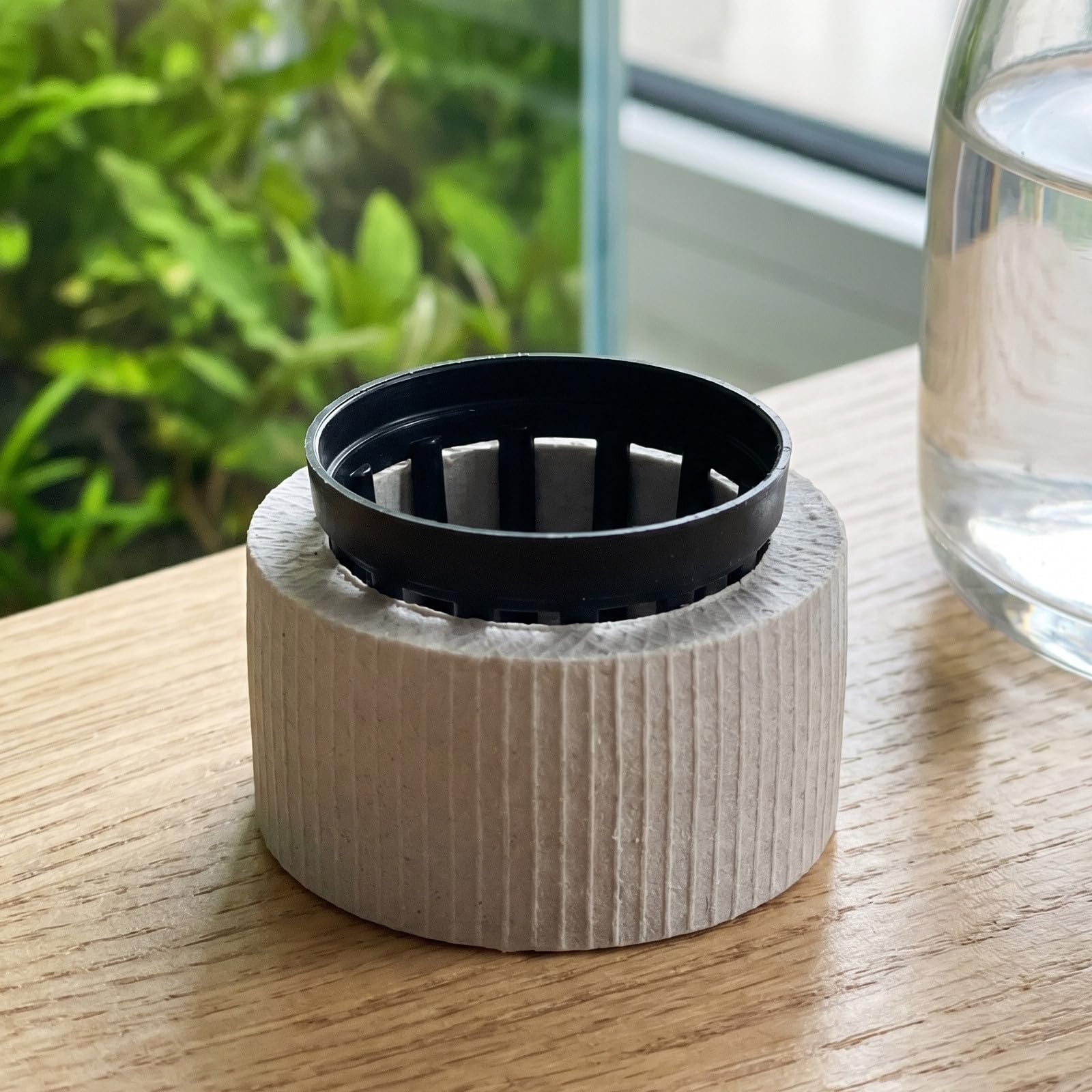 YARNOW 1 Set di cestelli idroponici per Acquario - Pesi per Piante acquatiche - Anelli fissi in Ceramica Anti-galleggiamento per la Coltivazione di Piante in Acquario