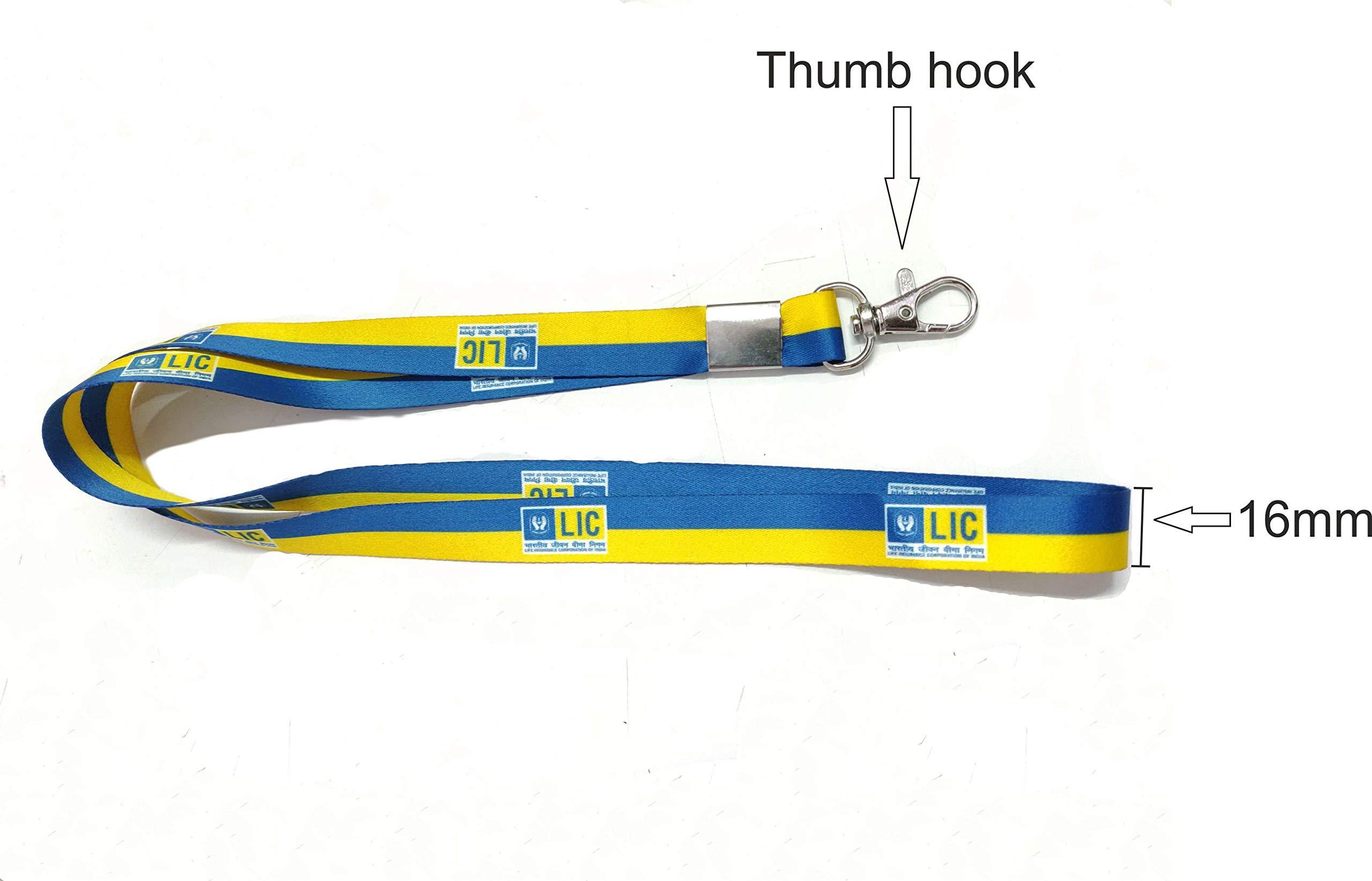 Smart iCards; LIC Lanyard/Ribbons for ID Card with Free Card Holder (Refer Image) for Official Use (5) 1