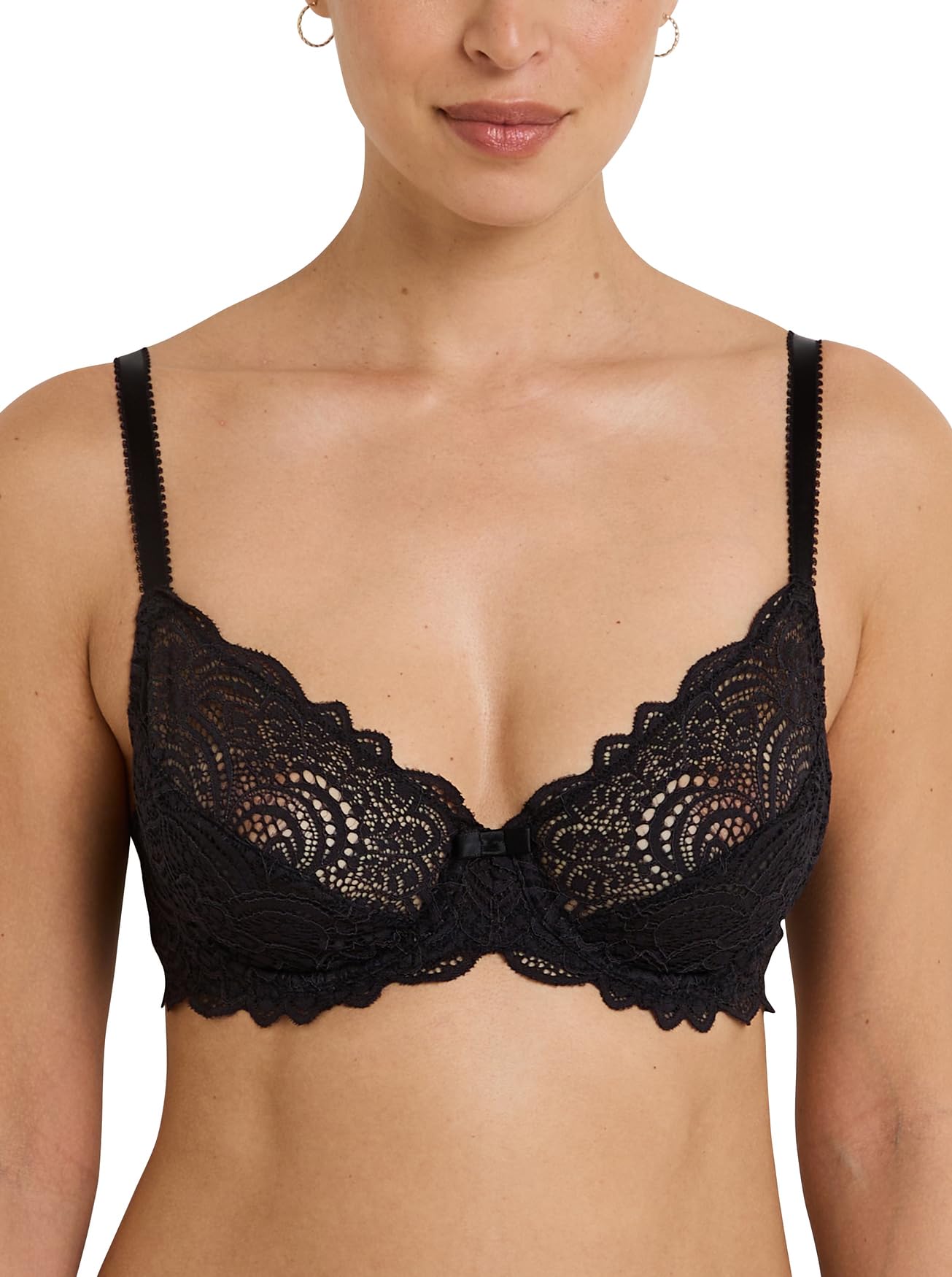 Soutien-Gorge Emboitant Dentelle Ecru Femme