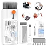 Keyboard Cleaner Laptop Cleaning Kit - All in One Computer Tech Cleaning Brush, Multi-Function Pc Accessories with Airpod Cleaning Kit, Electronic Laptop Screen Cleaner for MacBook, iPhone, Gaming