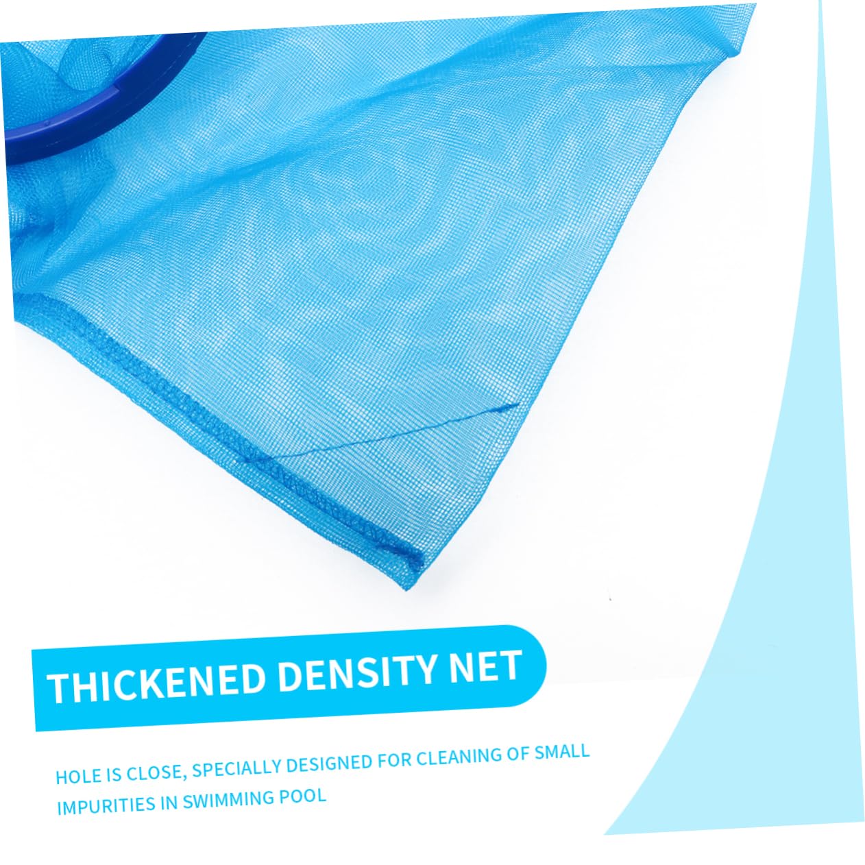 UKCOCO Red de Limpieza para Piscina 3x35 Cm Azul con Varilla Extensible