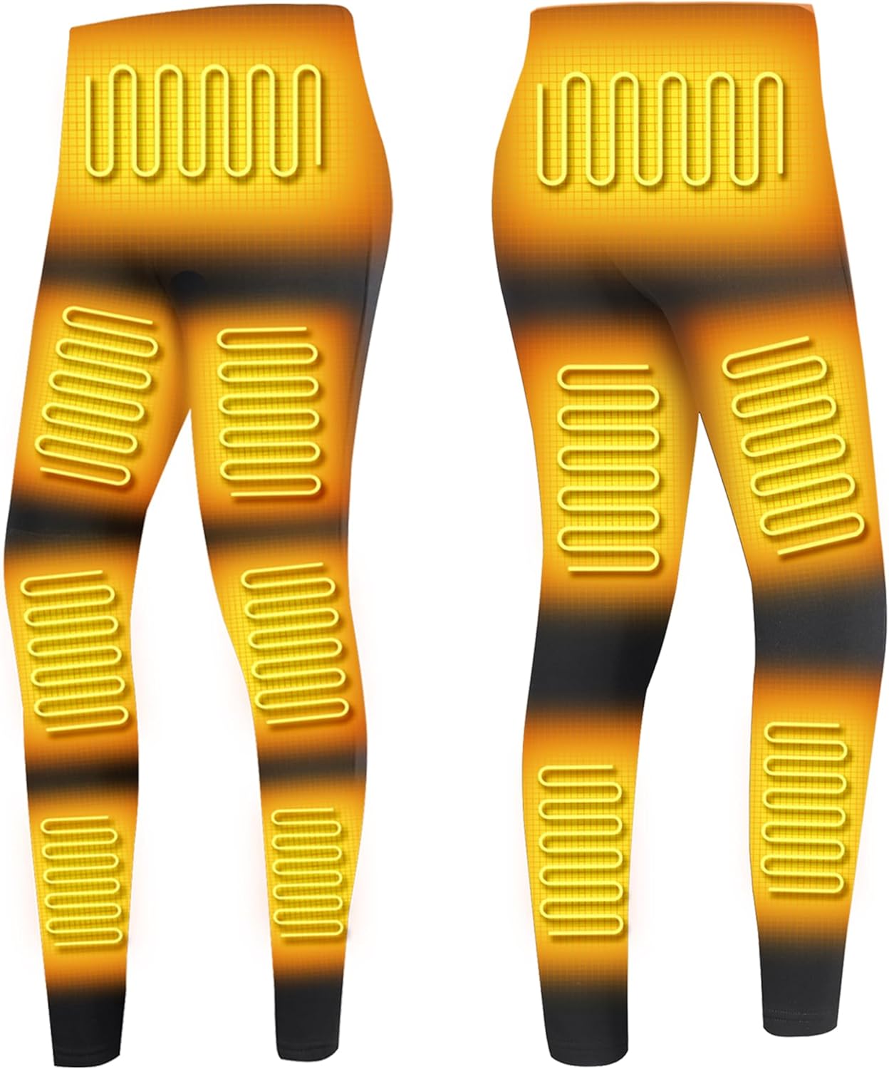 Heated Underwear Pants for Women, 12 Heating Zones Electric Thermal Bottom Warm Snow Leggings for Hunting, Skiing