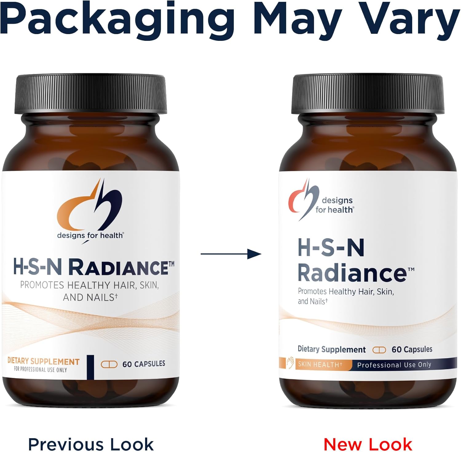 Designs for Health H-S-N Radiance - Hair Skin Nails Vitamins for Women and Men - Promote Healthy Hair, Skin Elasticity & Strong Nails with Vitamin C, Biotin, Keratin & Botanicals (60 Capsules) - Image 6