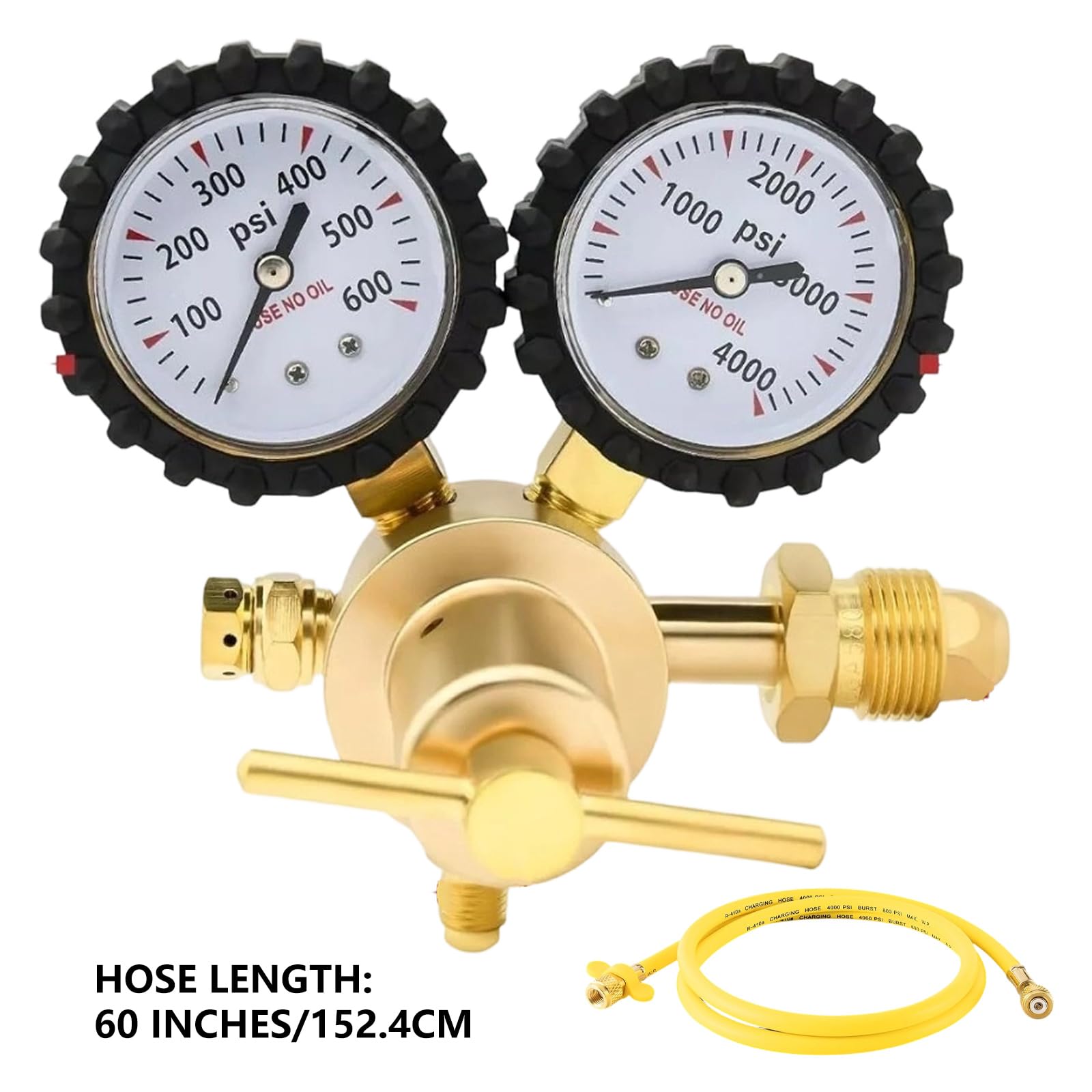 600 / 800PSI Stickstoffregler Set zur Druckprüfung von HVAC Systemen und zur Erkennung von Stickstoffflaschen