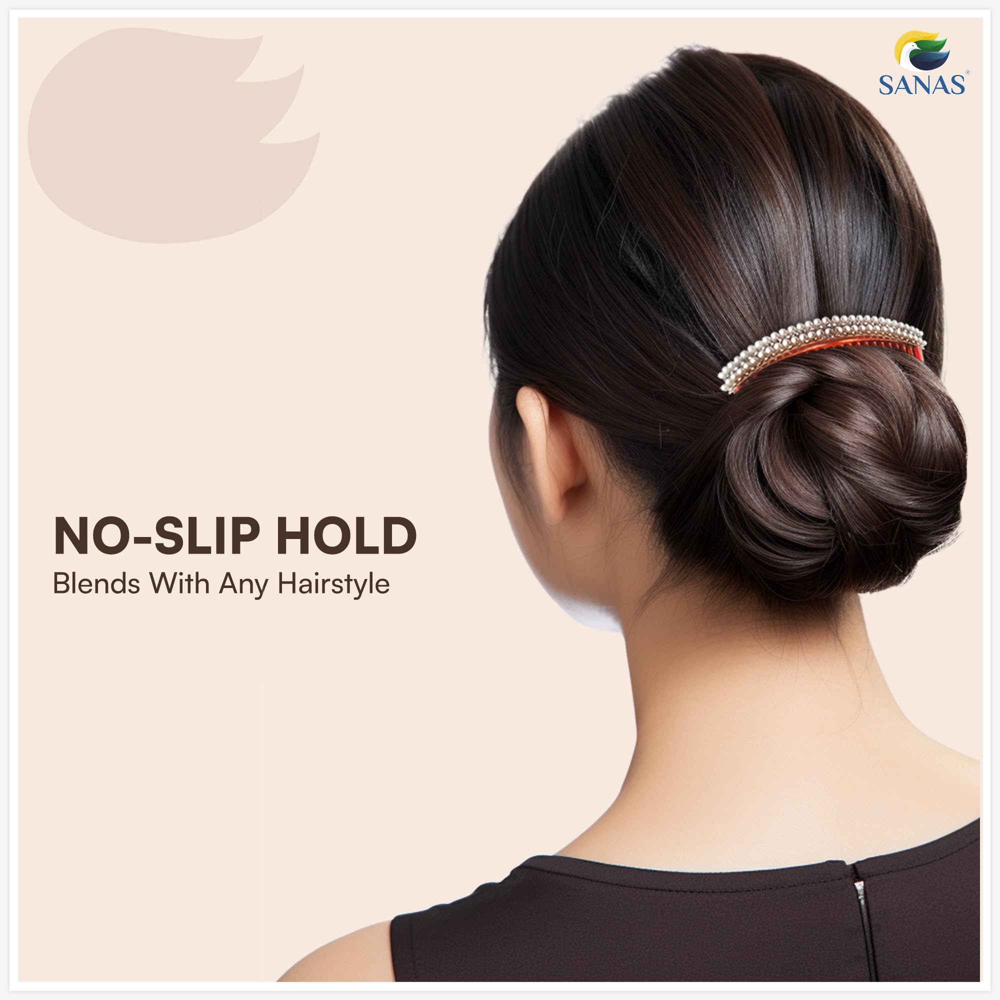 Sanas French Comb Clips For Hair For Women (3Pcs) Plastic Hair Accessories For Woman Comb Clips For Hair Slides For Women Stylish French Side Comb Set Juda Accessories For Woman (3Pcs)(Trendy 3 Shade) 1