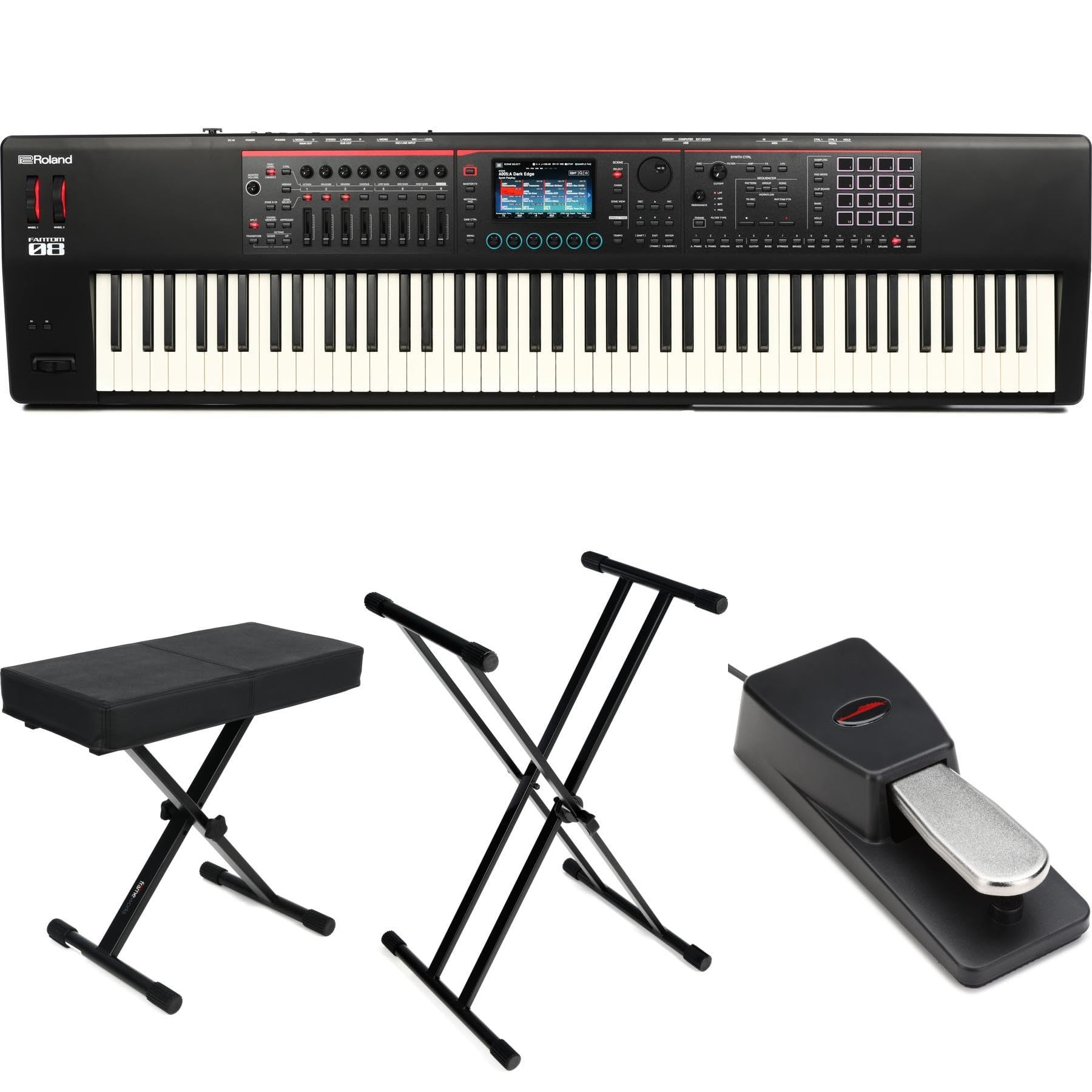 Amazon.com: Roland FANTOM-08 Music Workstation Keyboard Essentials