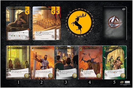 Legendary Game of Thrones Deck Building Game | GOT Board Game | Play as House Stark, House Lanister, House Baratheon and Dothraki Army