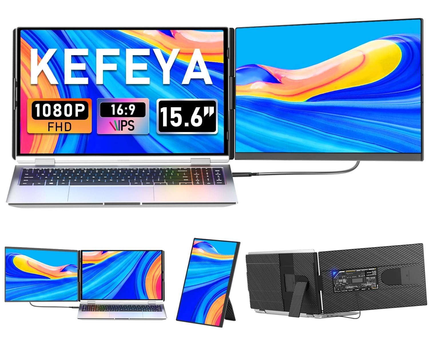 Amazon.com: KEFEYA Laptop Screen Extender, 15.6