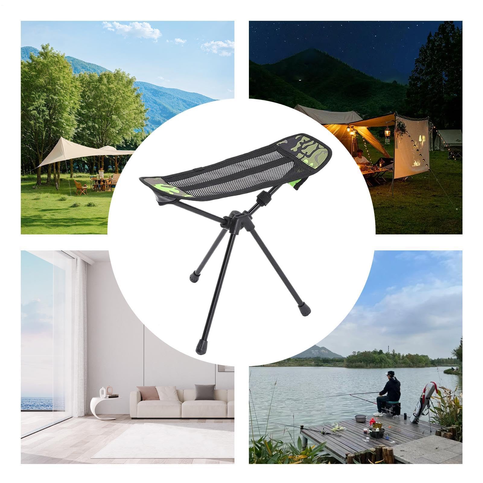 Reposapiés De Camping Portátil y Ligero Ergonomico para Mayor Comodidad