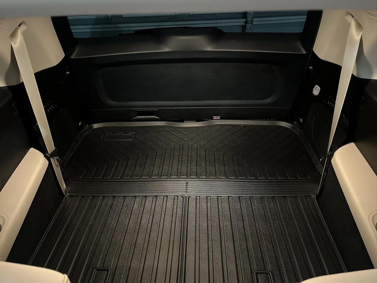 Cargo Liner – Trunk Mat for Mercedes-Benz GLS-Class 2020-2026 – Weather-Resistant Trunk Mats for Cars with Raised Lip – Non-Slip Car Trunk Mat Rubber –Laser Pre-Cut Design for GLS X167