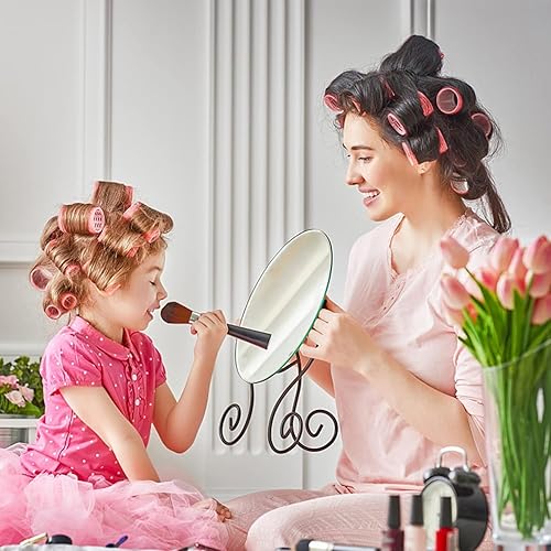 Miniatura 7 de Rodillos grandes de autoagarre con pinzas de pico de pato de acero inoxidable para cabello largo y mediano y volumen