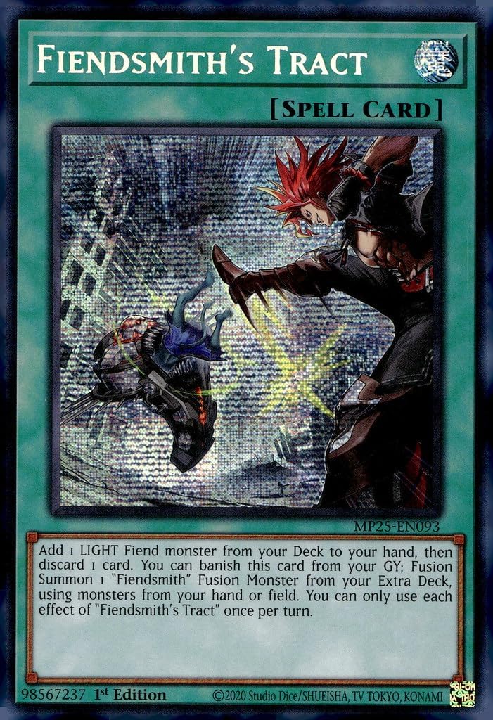 Fiendsmith's Tract - MP25-EN093 - Prismatic Secret Rare - 1st Edition