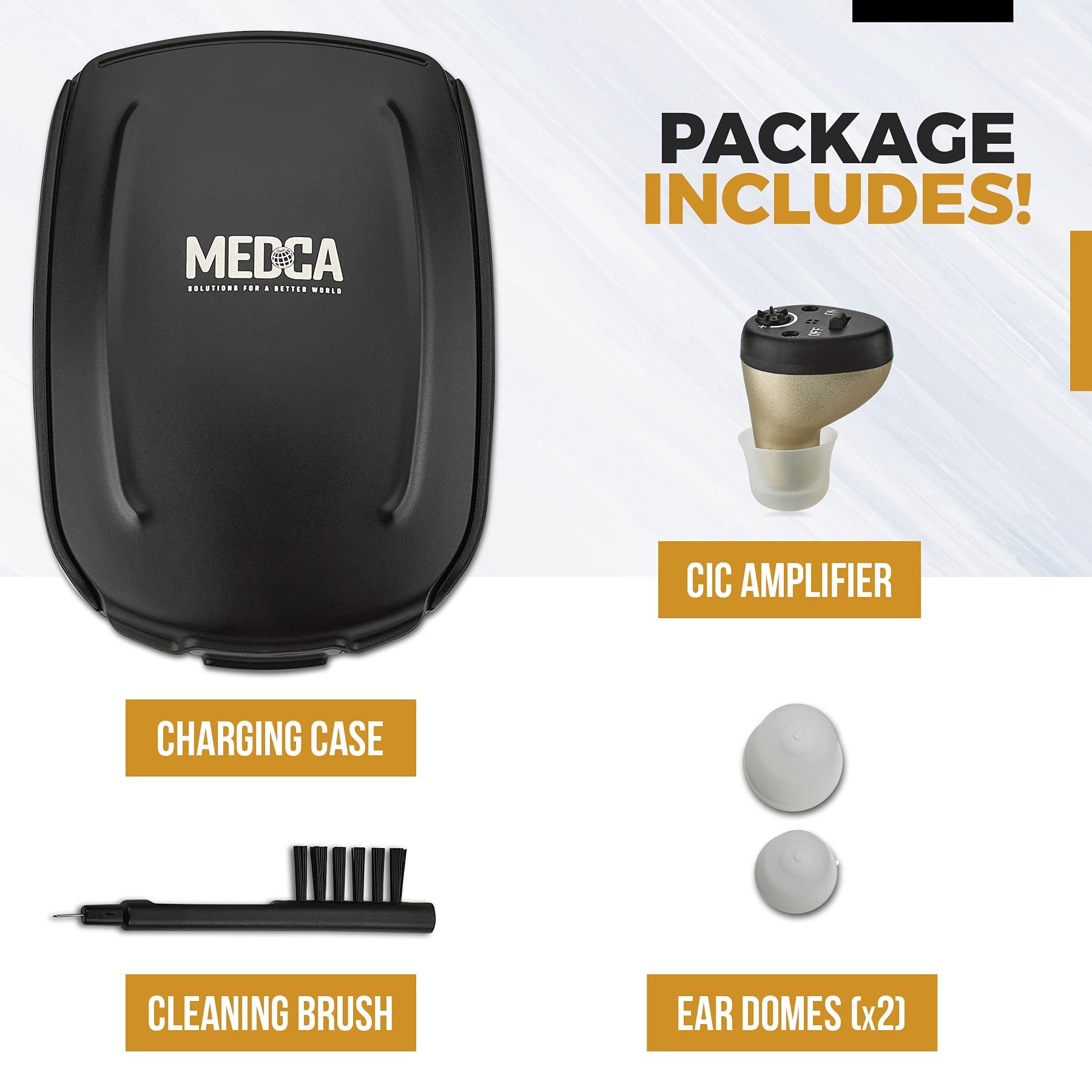 Hearing Amplifier for Seniors and Adults Rechargeable CIC Complete-In-Canal Nearly Invisible Personal Sound Amplifier with Digital Noise Cancelling and Feedback Reduction Feature - Image 3
