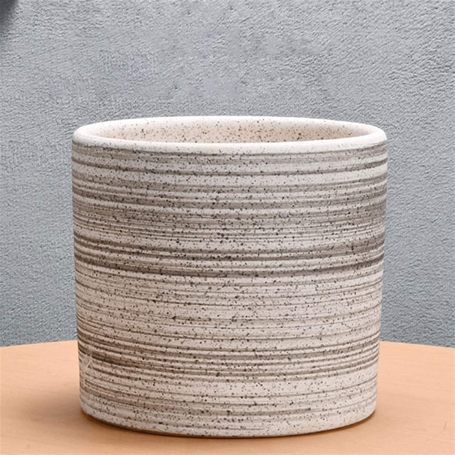 Vaso di fiori vasi di Piante Vasi di fiori con drenaggio Ampio studio Soggiorno Vaso di fiori semplice Piantagione di piante grasse Vaso di ceramica Ceramica all'aperto WEWYQSJXBXF-211105(Size:Large)
