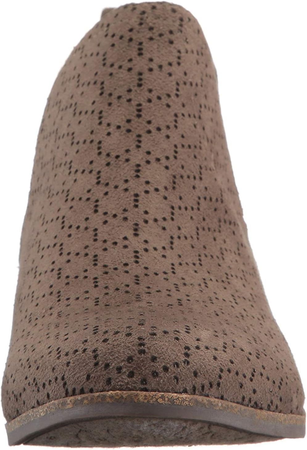 Dr. Scholl's Shoes Women's Rate Zip Booties Ankle Boot, Chocolate Brown Microfiber Perforated, 10 US - Image 2