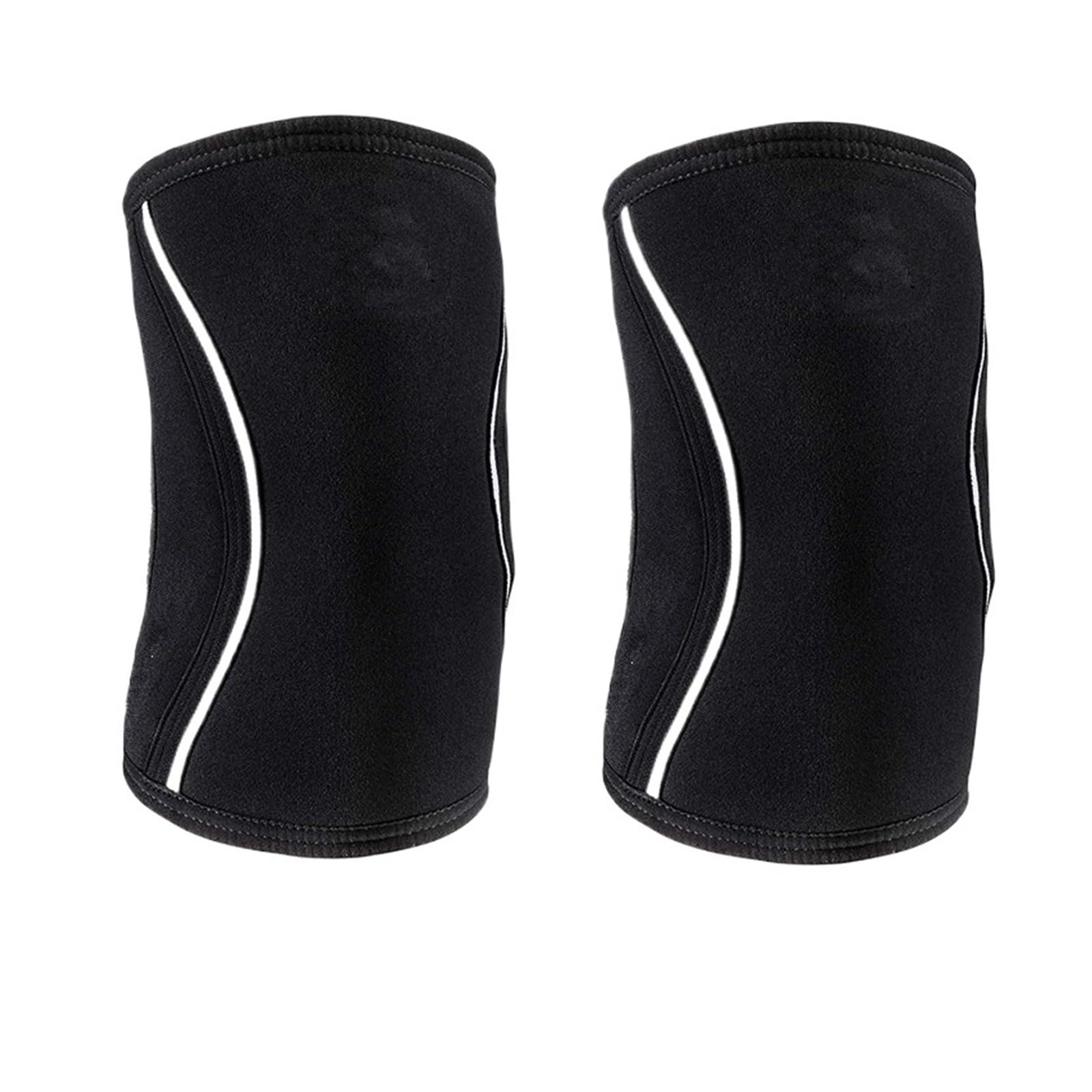 Coudières De Sport 1 Paire de coudières Squat, haltérophilie, Fitness, Sport, attelle de Soutien, Protection, Manches de coude, Femmes, Hommes, Adolescents, Enfants(Black White,L)