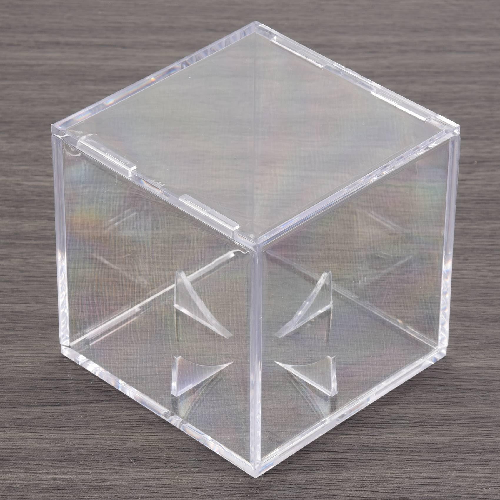 Vitrine de Baseball 4 PièCes, BoîTes D'Affichage en Acrylique AntipoussièRe ProtéGéEs Contre Les UV, Vitrine Transparente pour Balle de Souvenirs de Baseball