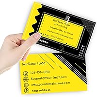 Vista 22 de Tarjetas de visita impresas personalizadas con texto de imagen de tu logotipo, tarjetas de visita personalizadas con papel mate clásico de 10.58