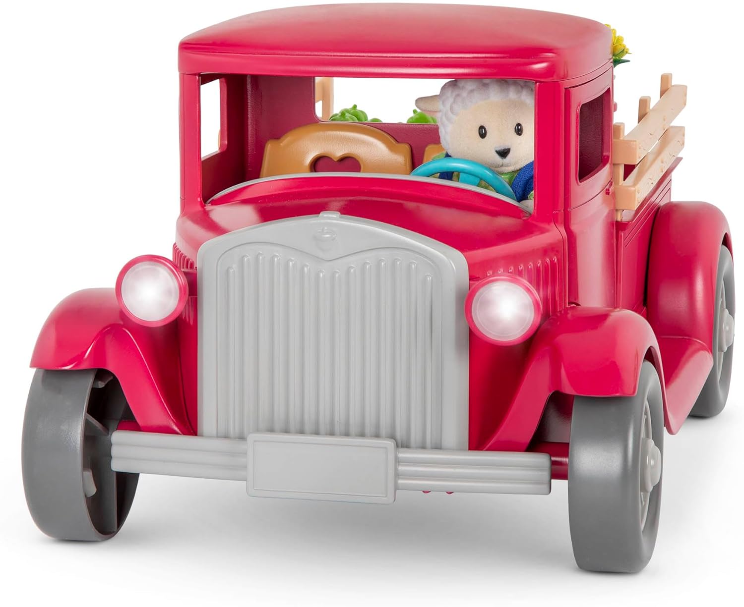 Li'l Woodzeez – Farmer's Truck Playset – Doll Playset with Toy Truck, Miniature Food & Accessories – Compatible with Doll Figures – Pretend Play Gift for 3+ Years Years
