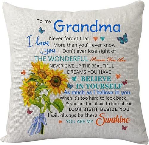 Miniatura 3 de KHLOY Funda de almohada para sobrina, regalos de tía tío, regalo inspirador para mi sobrina nunca olvides que te amo, funda de almohada divertida