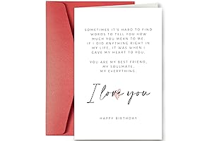 Birthday Poem Card: Express Love for Boyfriend or Girlfriend