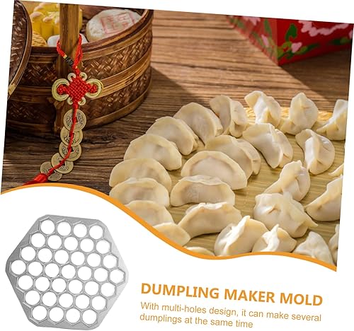 Miniatura 7 de KICHOUSE Molde de bola de masa para hacer pelmeni, fabricante de albóndigas Pelmeni, fabricante de albóndigas de varios agujeros, molde de pelmeni
