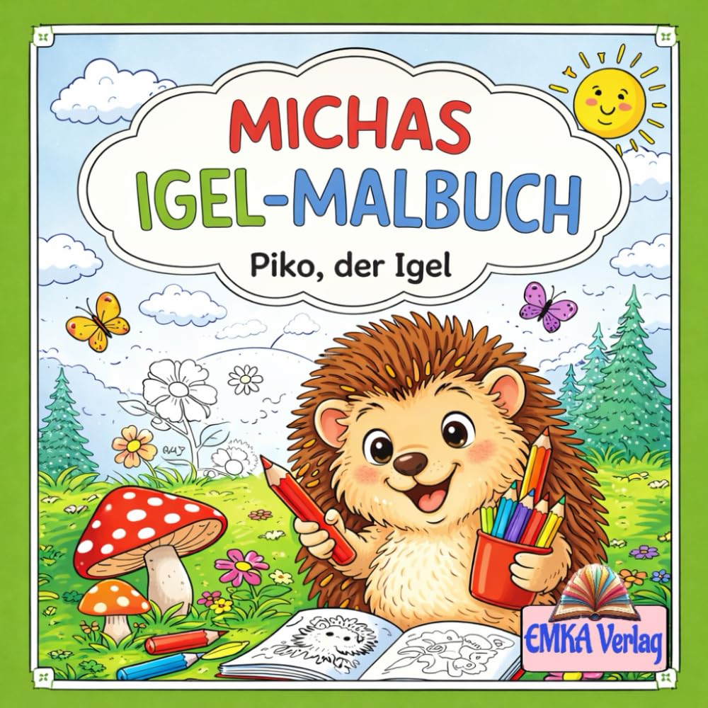 Michas Igel Malbuch: Piko, der Igel (Michas Malbücher)
