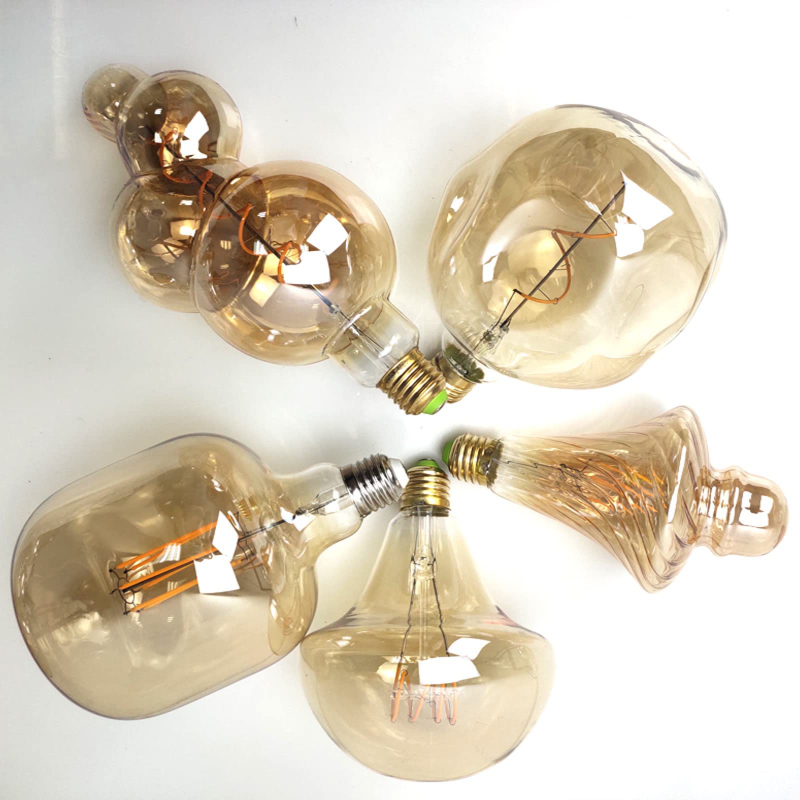 LEEVUS Vintage Edison Lampadina 1 Pz Retro Edison Lampadina E27 220 V 4 W Retro Dorato Spirale Filamento Led Lampada A Risparmio Energetico Led Illuminazione 02