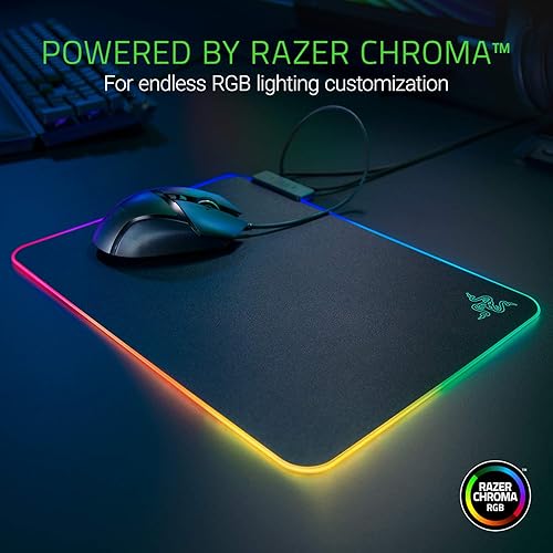 Miniatura 2 de Razer Firefly Hard V2 RGB Gaming Mouse Pad Customizable Chroma Lighting, Built-in Cable Management, Balanced Control & Speed, Non-Slip Rubber Base