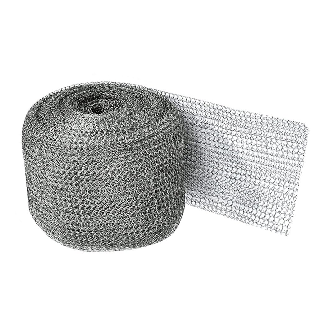Lokatall Rat Mesh Rodent Proofing Wire Metal Mesh, 6M/20Feet Stainless Steel Pest Woven Wire Control Stuff Hole Mesh Fine Wire Mesh Roll Pest Rodent Insect Mouse Bat Bird Control Mesh for Garden Home