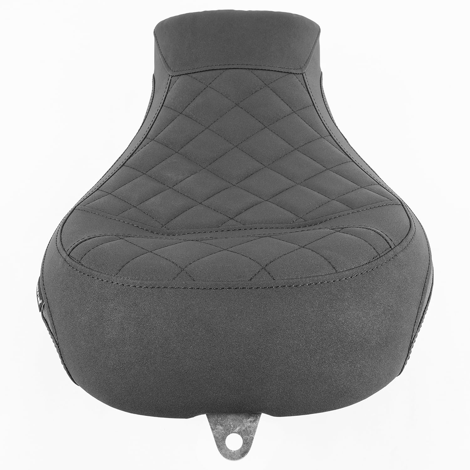 Motorrad-Leder-Sitzkissen für Vordersitz, passend für Vulcan S EN650 VN650 2015-2025 2021 2022 2023 2024 Druckentlastung, weicher Sozius-Sattel, Schwarz