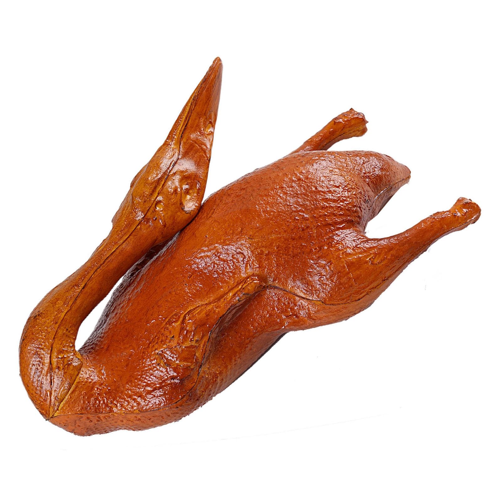 Shurhome Artificial Roast Realistic Simulation Roast Chicken Model for Kitchen Decoration Restaurant Display Photography PU Simulated Food