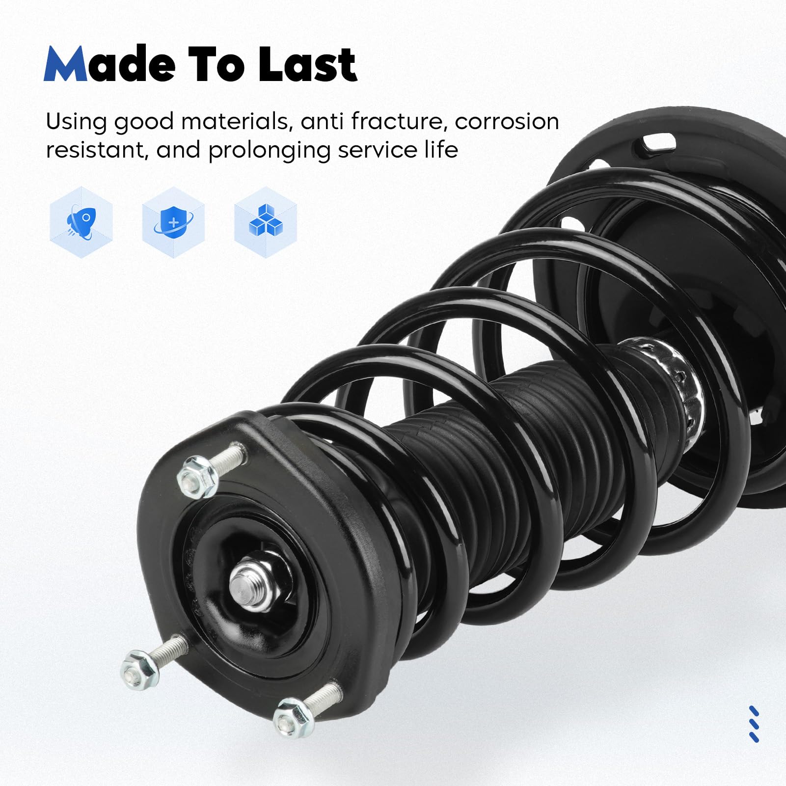 4-Piece Strut & Coil Spring Assembly Kit For 2004-2006 Lexus ES330 & Toyota Camry