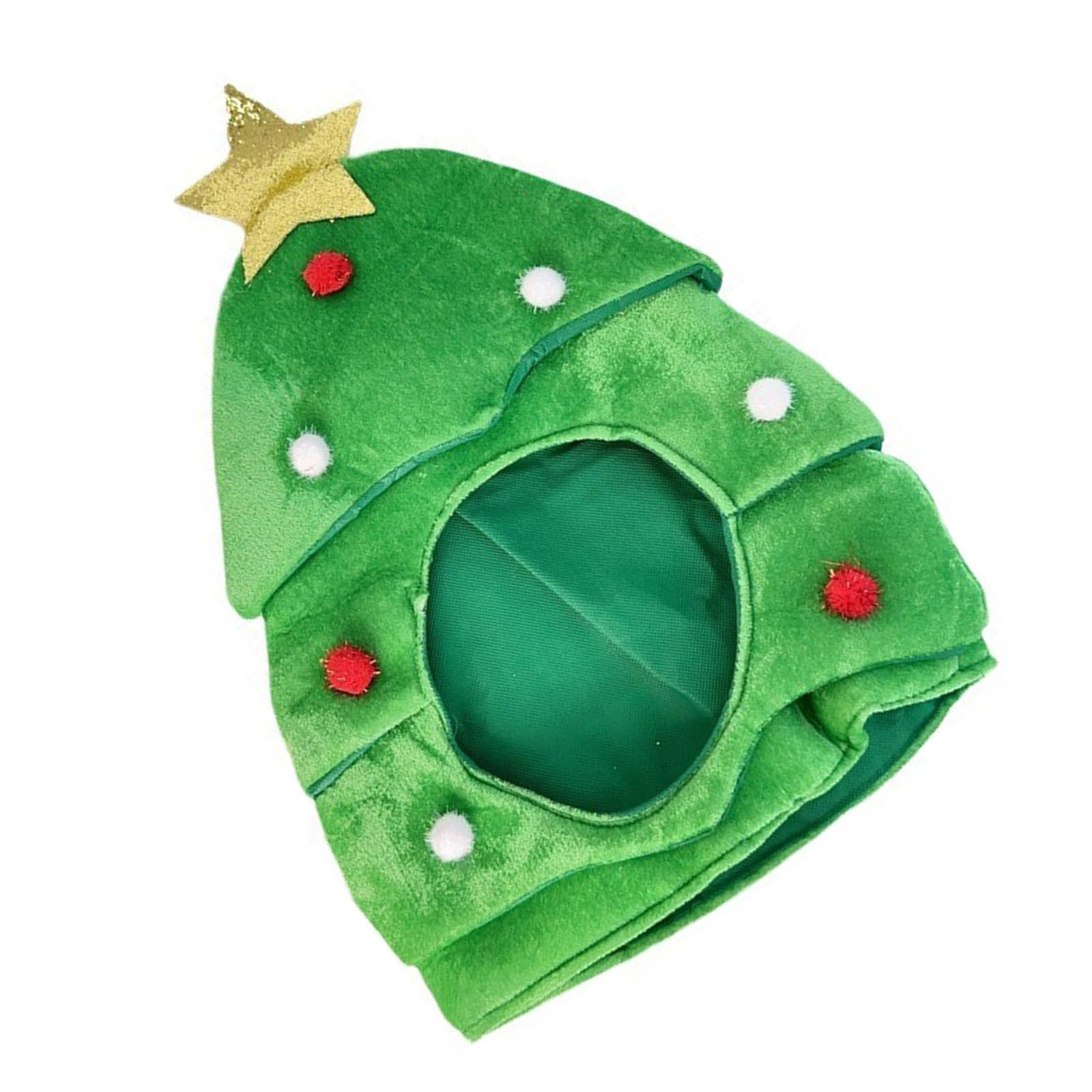 jiingekk Christmas Tree Hat With Star For Christmas Festival Party New Year Headwear Santa Costume Accessory