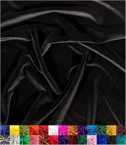 Barcelonetta  Tela de terciopelo elástico  Lujo y suave  Rollo de 60 pulgadas de ancho  10% elastano  Costura, ropa, tapicería (dorado, 1 yarda) disponible en Yaxa Costa Rica