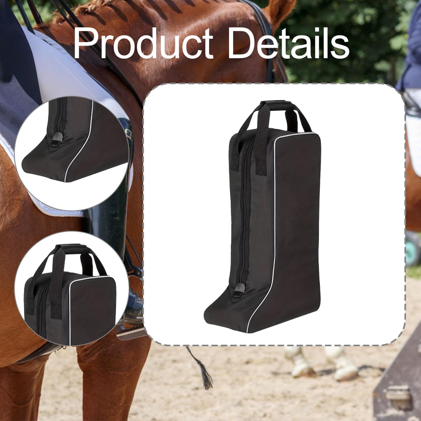 Bolsa para Equipo Ecuestre, Bolsa de Almacenamiento para Botas de Equitación, para Botas de Montar, para Deportes, Hogar, Guardar y Viajar