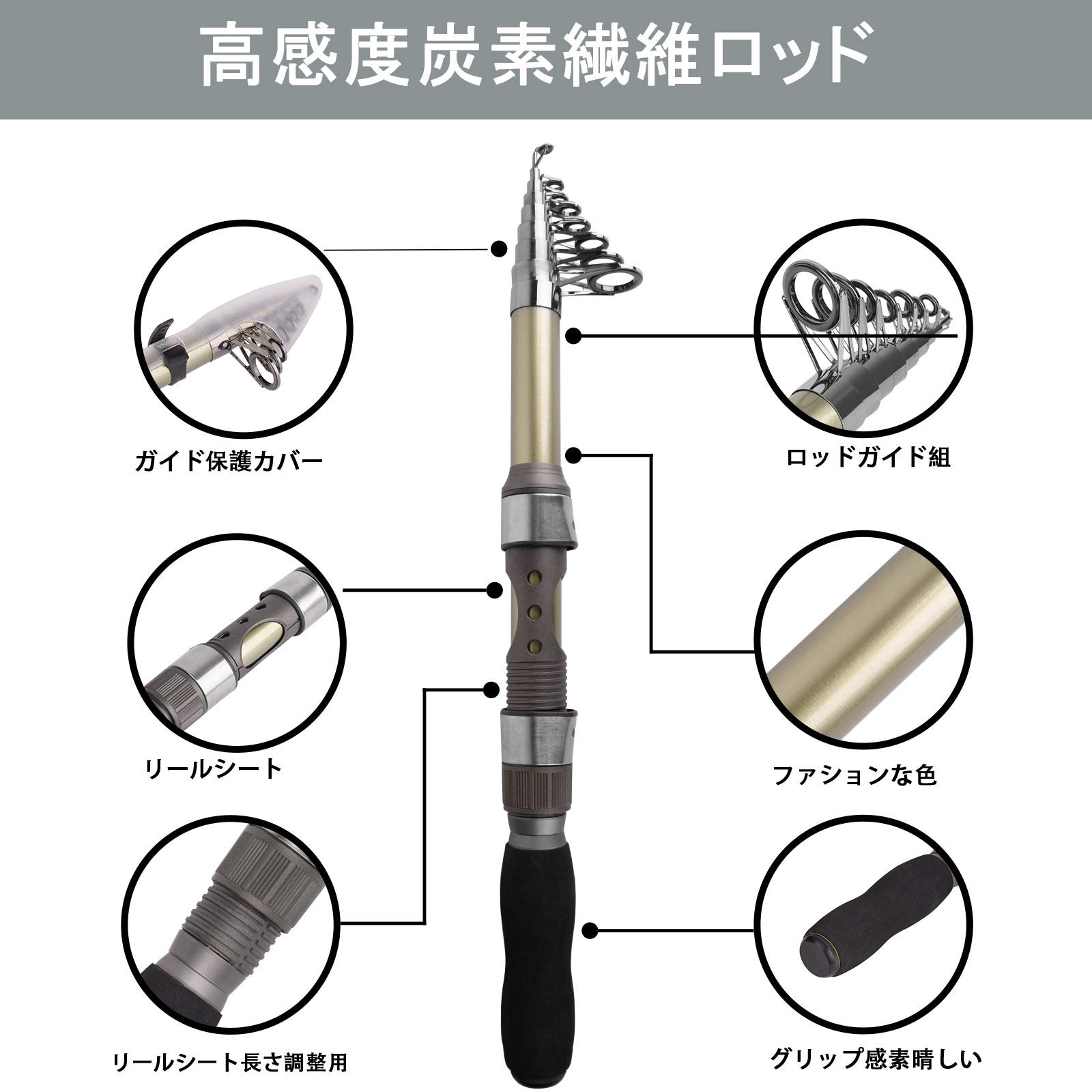 Amazon | SHADDOCK エギング イカ釣り 即釣りロッドリールセット 