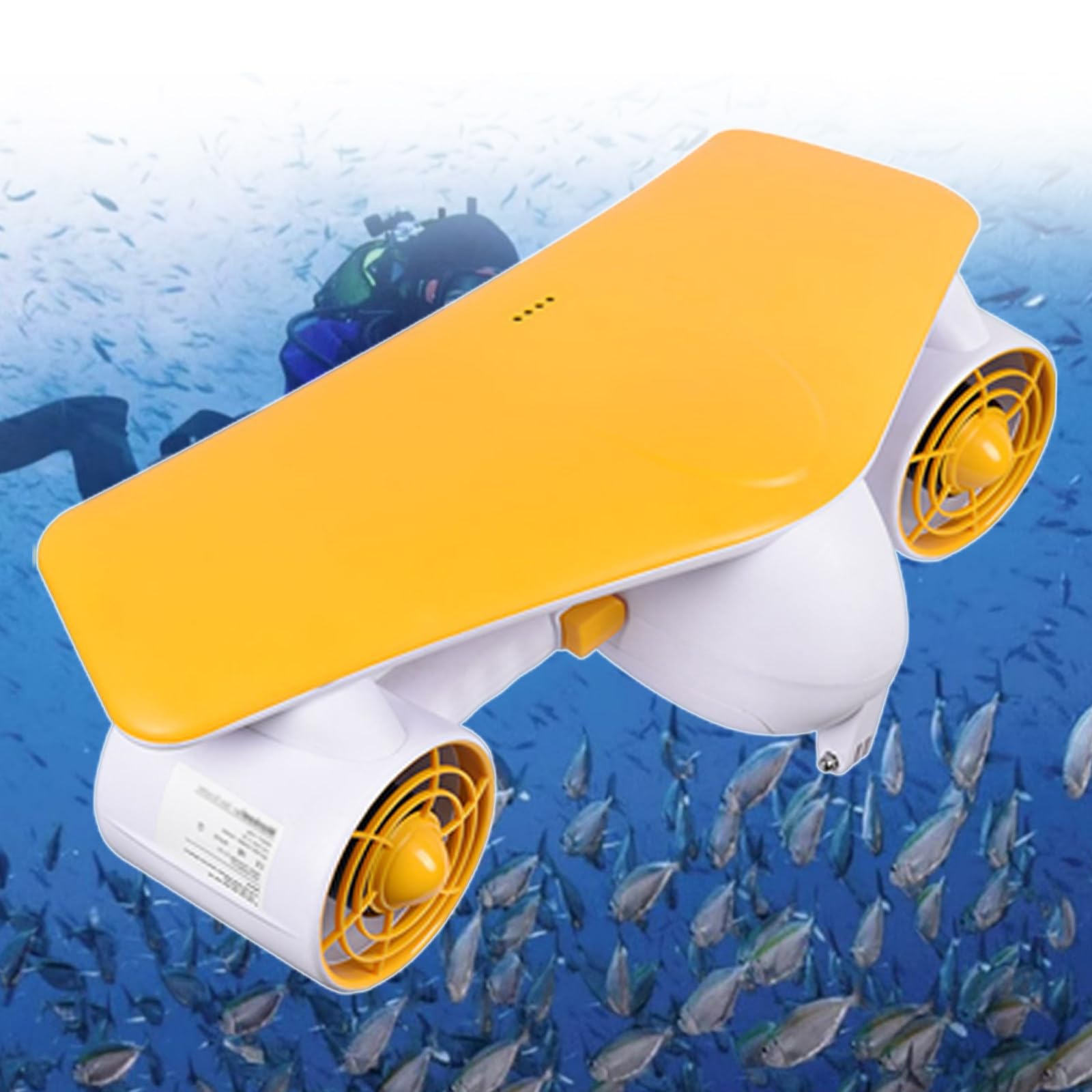 Scooters Submarinos Eléctricos, Scooter Submarino Portátil De 6000 mAh, con 2 Configuraciones De Velocidad, Autonomía De 30 A 60 Minutos, Profundidad Máxima De Buceo De 50 m
