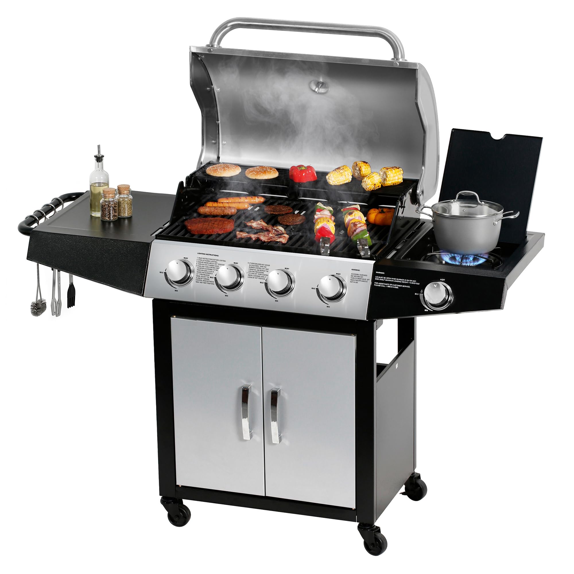 MASTER COOK 4+1 Burners Gas Grill