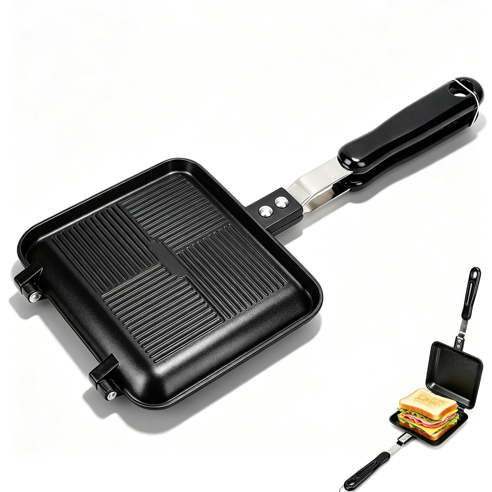 Dubbelzijdige braadpan