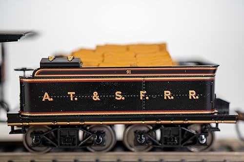 Miniatura 4 de Bachmann Trenes - 4-4-0 American - Locomotora DCC Ready - Santa FE con carga de madera - Escala HO
