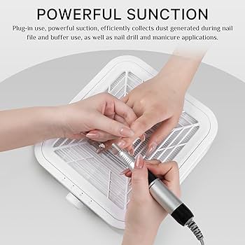 Amazon.com: BOMOQING Nail Dust Collector, 120W Powerful